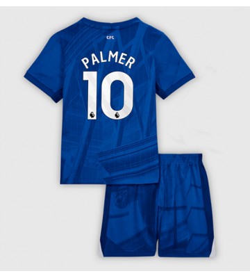 Chelsea Cole Palmer #10 Hjemmebanesæt Børn 2025-26 Kort ærmer (+ korte bukser)
